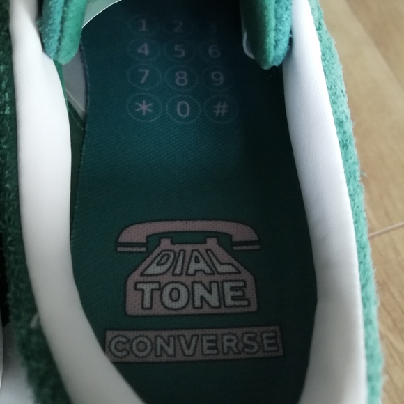 Converse X Dial Tone Vulc Pro. Size 8 Men U.S. Vintage Jade Green. New With Box - Picture 7 of 8